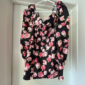 Floral mini dress